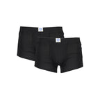 Black cotton men's boxer briefs by North Sails, featuring a snug fit and breathable fabric for everyday comfort.