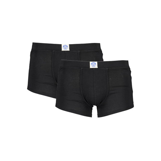 North Sails Black Cotton Men's Boxer Briefs North Sails