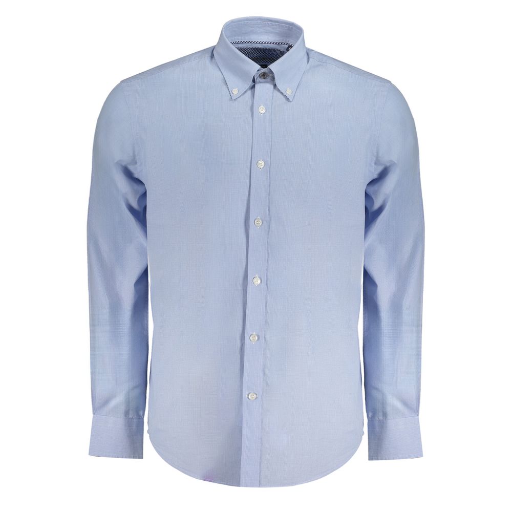 Harmont & Blaine Light Blue Cotton Men Shirt Harmont & Blaine