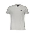 White cotton men's T-shirt by La Martina, featuring a classic fit and subtle branding, displayed on a plain background.