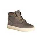 Carrera brown polyester men's boots with sturdy design and ankle-height fit, featuring a sleek, casual style.