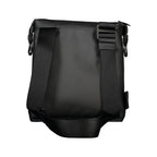 Calvin Klein black shoulder bag with elegant design and contrast details, featuring sleek straps and modern style.
