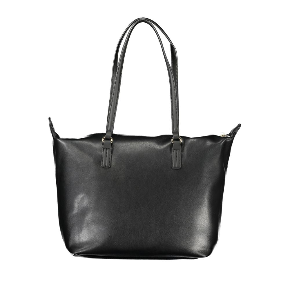 Tommy Hilfiger Black Polyester Handbag Tommy Hilfiger