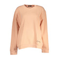 Cavalli Class Rosa polyester women's sweatshirt with a relaxed fit and subtle branding, displayed on a plain background.