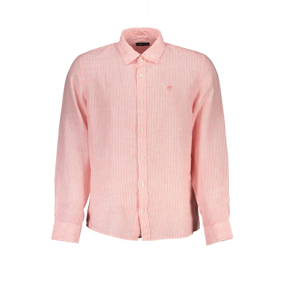 North Sails Rosa Linen men's shirt featuring a classic fit, light fabric, and button-up design, ideal for casual or summer wear.
