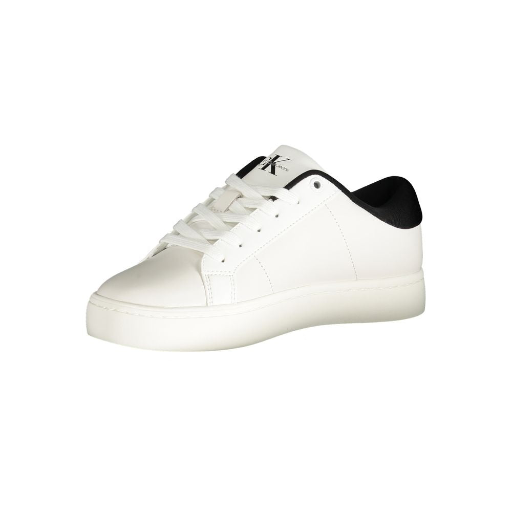 Calvin Klein White Polyester Sneaker Calvin Klein