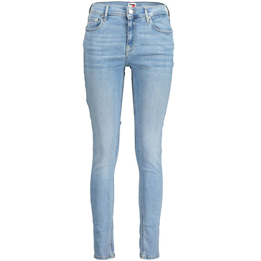 Tommy Hilfiger Light Blue Cotton Women Jeans Tommy Hilfiger
