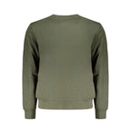 North Sails Verde cotton men's sweatshirt, navy blue with logo detail, casual fit, long sleeves, soft fabric.