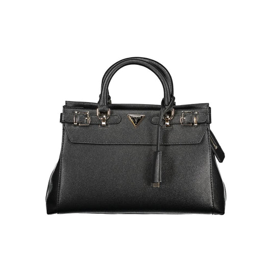 Guess Jeans Black Polyethylene Women Handbag Guess Jeans
