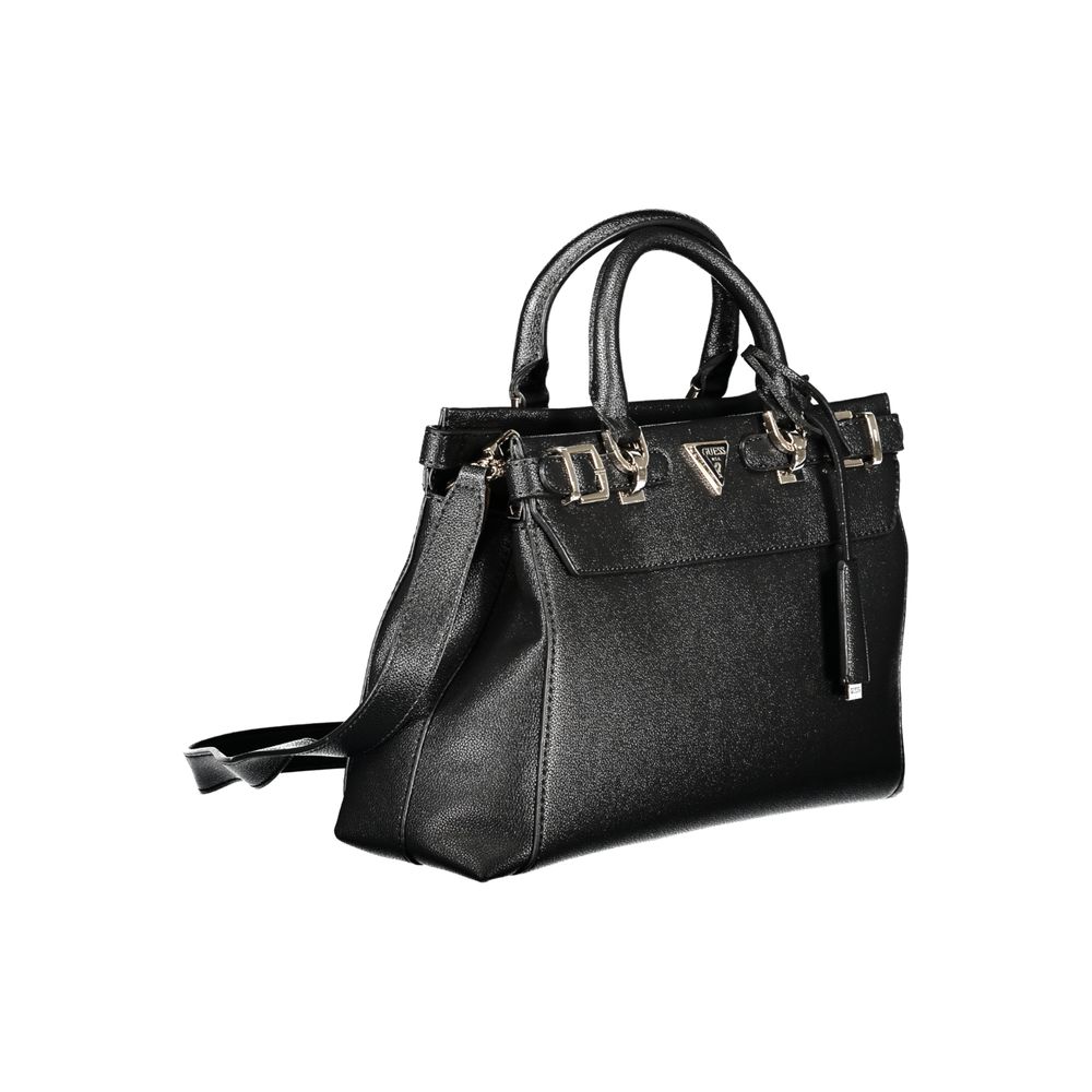 Guess Jeans Black Polyethylene Women Handbag Guess Jeans