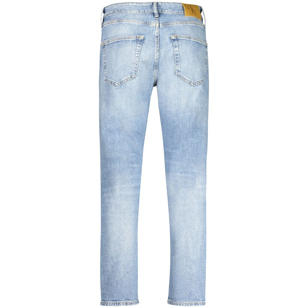 Calvin Klein Light Blue Cotton Men Jeans Calvin Klein