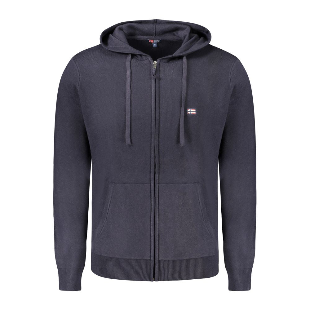Norway 1963 men's gray cardigan made of polyamide, featuring a classic knit design and button closure.