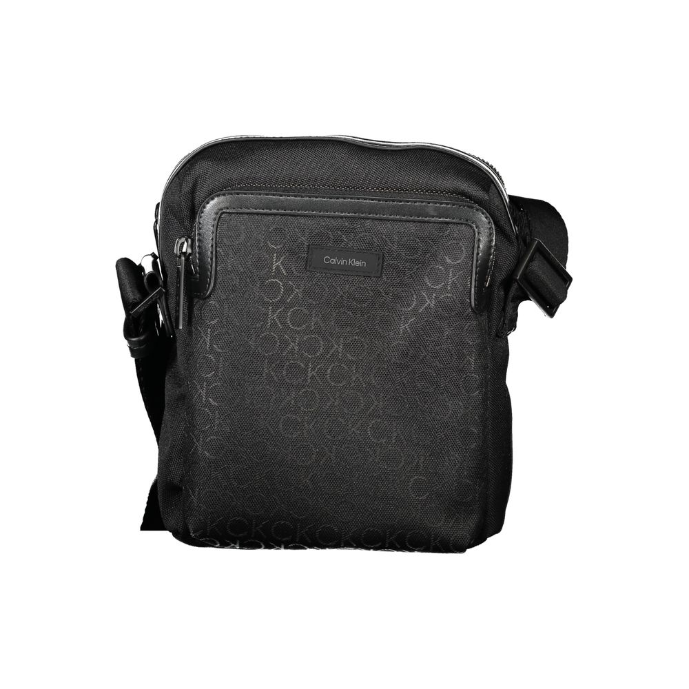 Calvin Klein Black Polyester Men Shoulder Bag Calvin Klein