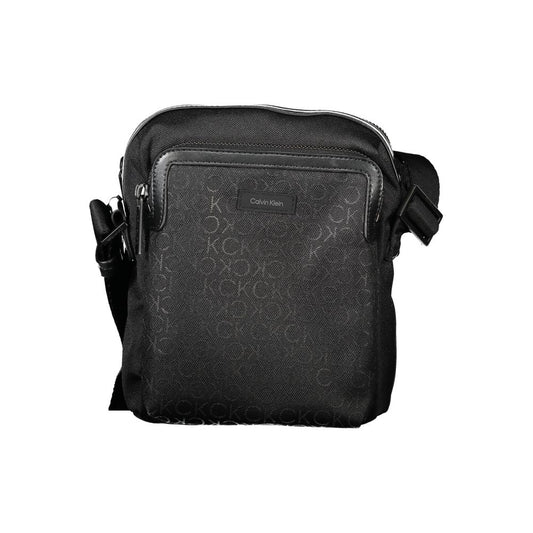 Calvin Klein Black Polyester Men Shoulder Bag Calvin Klein