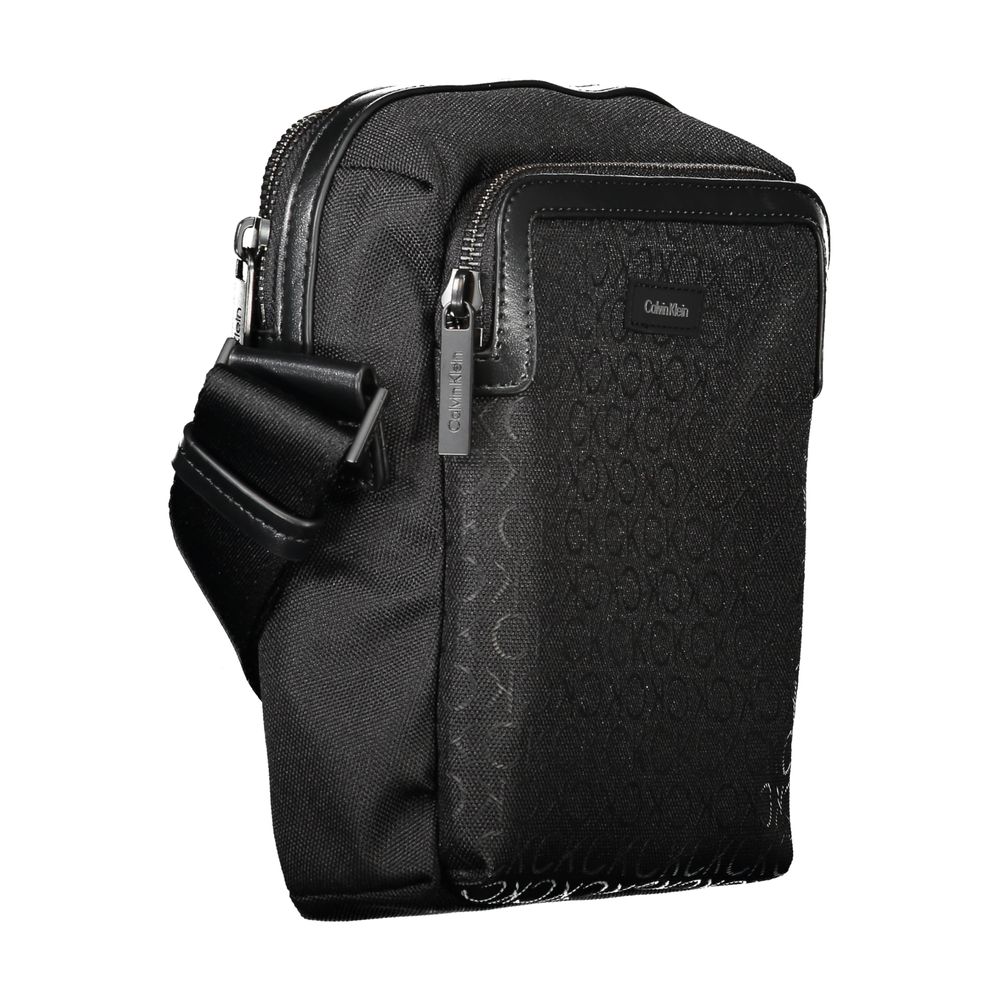 Calvin Klein Black Polyester Men Shoulder Bag Calvin Klein