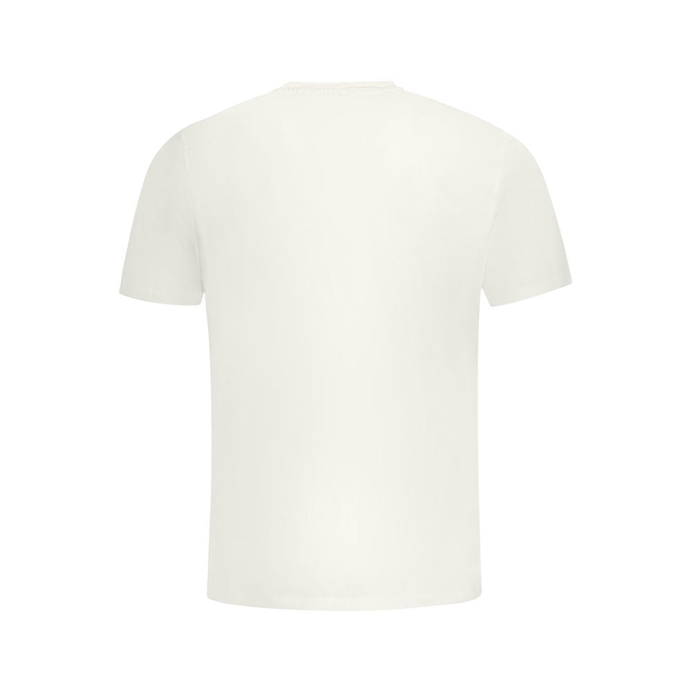 White North Sails men's cotton T-shirt with crew neckline and short sleeves, displayed flat on a plain background.