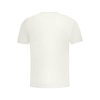 White North Sails men's cotton T-shirt with crew neckline and short sleeves, displayed flat on a plain background.