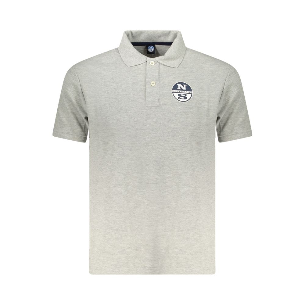 North Sails Grigio Cotton Men Polo North Sails