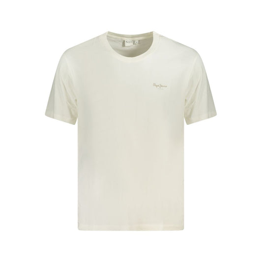 Pepe Jeans White Cotton T-Shirt Pepe Jeans