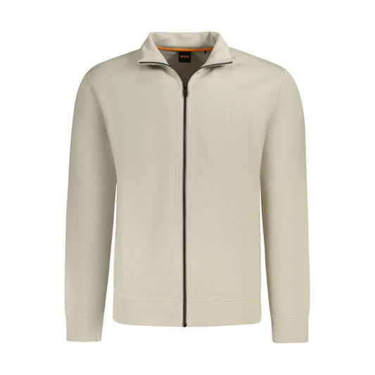 Hugo Boss Beige Cotton Sweater Hugo Boss