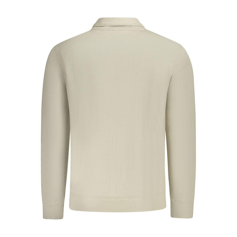 Hugo Boss Beige Cotton Sweater Hugo Boss