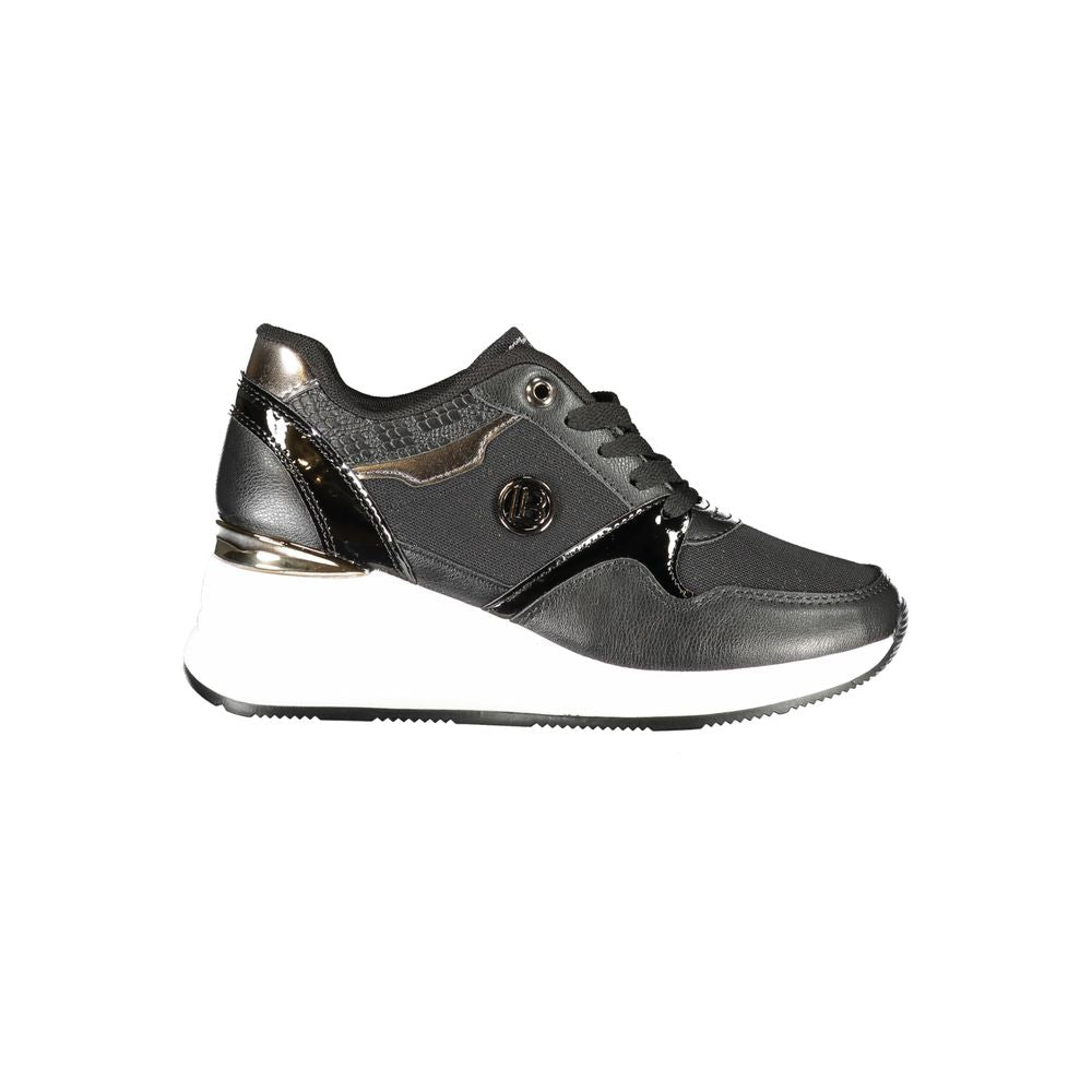 Laura Biagiotti Black Polyester Sneaker Laura Biagiotti