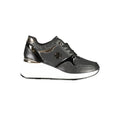 Laura Biagiotti Black Polyester Sneaker Laura Biagiotti