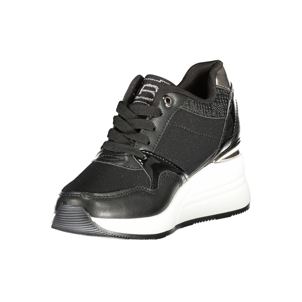 Laura Biagiotti Black Polyester Sneaker Laura Biagiotti