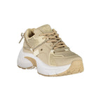 Laura Biagiotti Beige Polyester Women Sneaker Laura Biagiotti