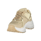 Laura Biagiotti Beige Polyester Women Sneaker Laura Biagiotti