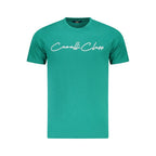 Cavalli Class Verde Cotton Men T-Shirt - Eljoys Fashion 