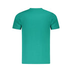 Cavalli Class Verde Cotton Men T-Shirt - Eljoys Fashion 