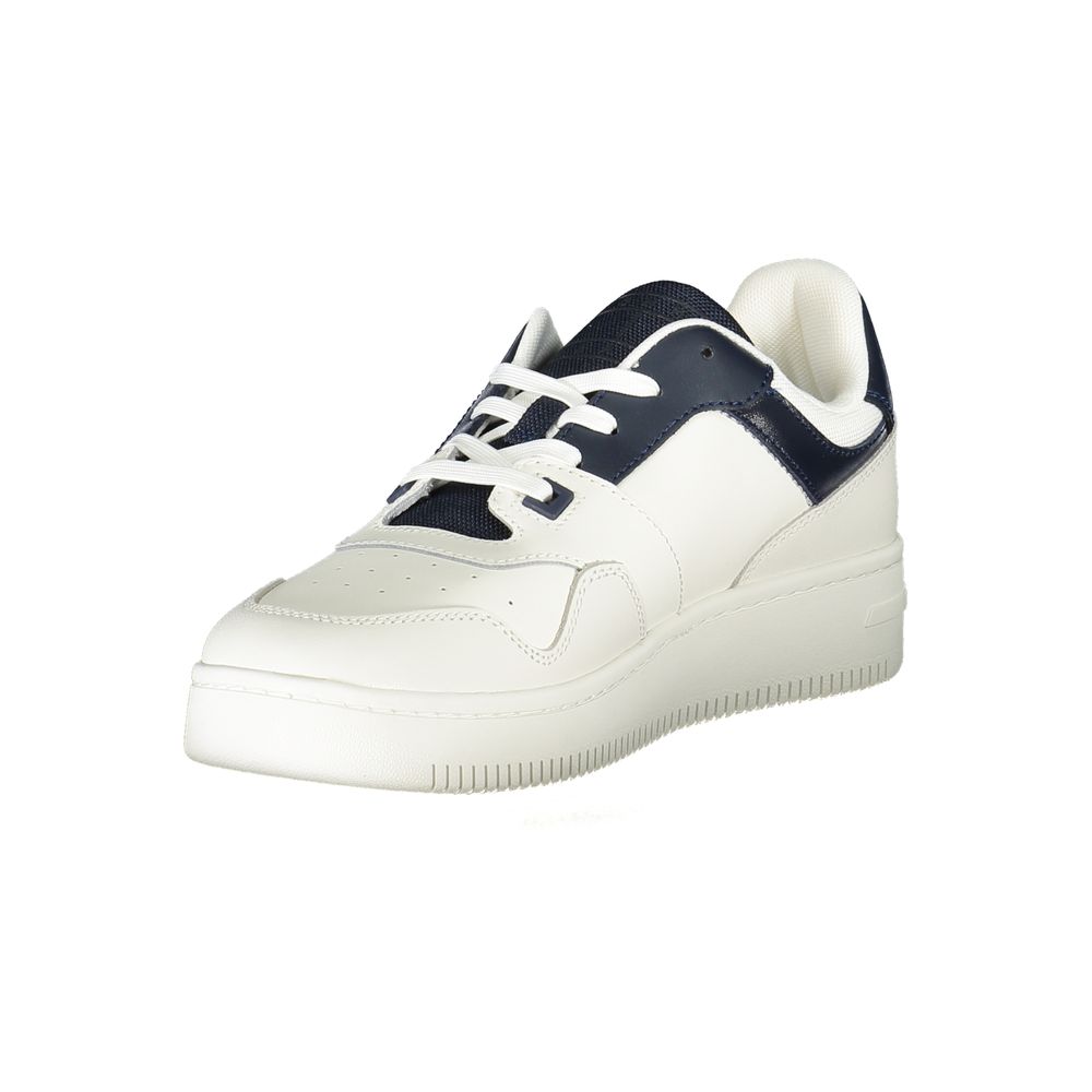 Tommy Hilfiger Blu Leather Men Sneaker Tommy Hilfiger