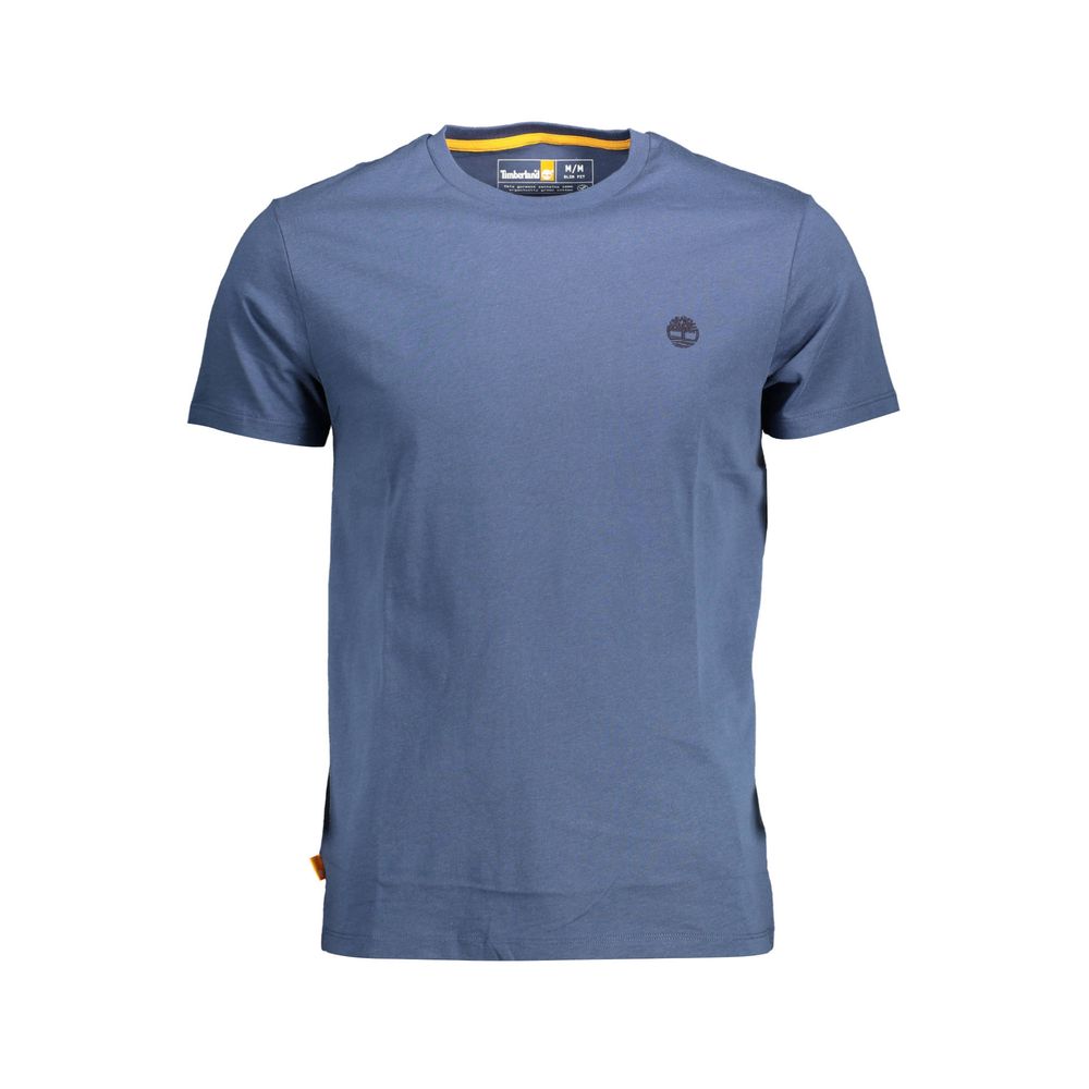 Timberland Blue Organic Cotton Men T-Shirt Timberland