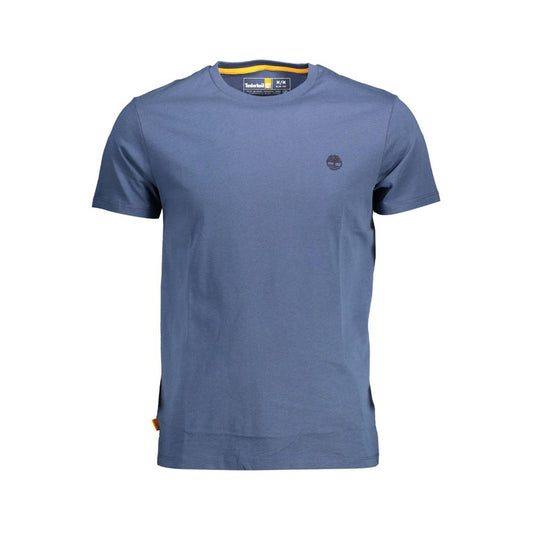Timberland Blue Organic Cotton Men T-Shirt Timberland