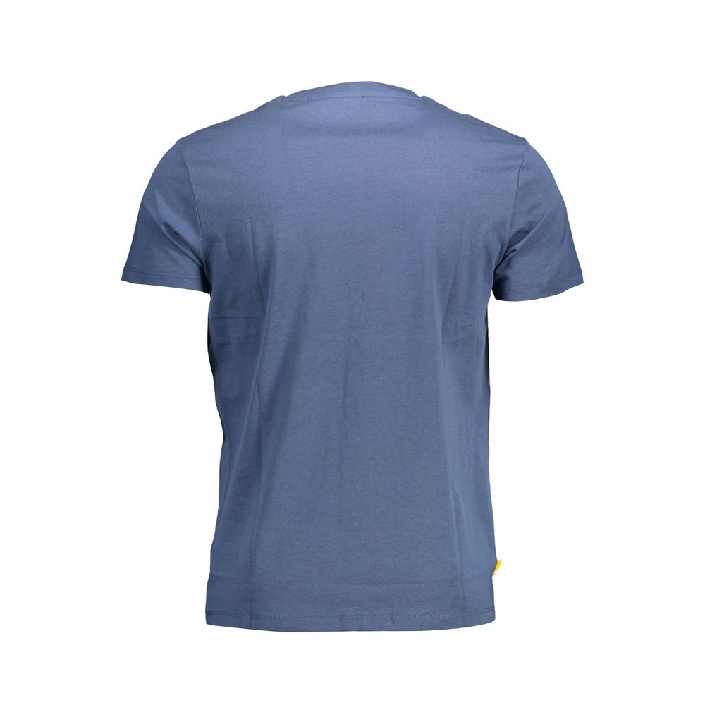 Timberland Blue Organic Cotton Men T-Shirt Timberland