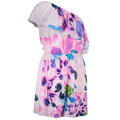 Desigual Rosa viscosa women's dress with a flowy silhouette and vibrant floral pattern, perfect for casual or semi-formal wear.