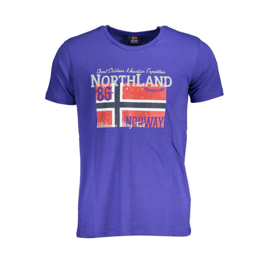Norway 1963 Blu Cotton Men T-Shirt Norway 1963