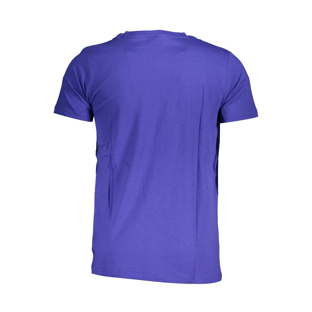 Norway 1963 men's blue cotton T-shirt featuring a simple design, short sleeves, and a crew neckline.