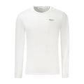 White Pepe Jeans men's cotton T-shirt with round neckline and short sleeves, casual style, shown on a plain background.