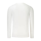 Pepe Jeans Bianco cotton men's T-shirt with round neckline and short sleeves, casual style, displayed on a hanger.