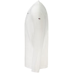 Pepe Jeans Bianco cotton men's T-shirt with round neckline and short sleeves, casual style, plain white fabric.