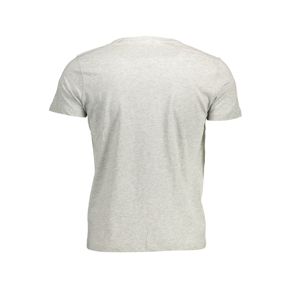 Gray cotton men's T-shirt from U.S. POLO ASSN., featuring a classic fit and subtle logo detail.
