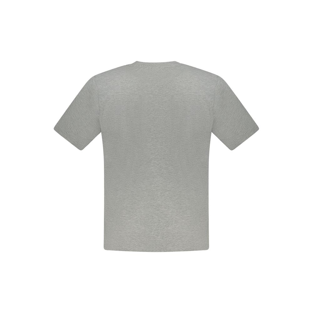 North Sails Grigio Cotton Men’s T-Shirt showing a classic crew neck design in light gray fabric.