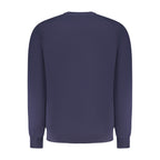 Blue cotton men's sweatshirt by North Sails with a relaxed fit and crew neckline, featuring subtle branding details.