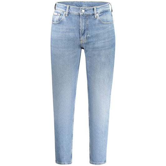Calvin Klein Blue Cotton Men Jeans Calvin Klein