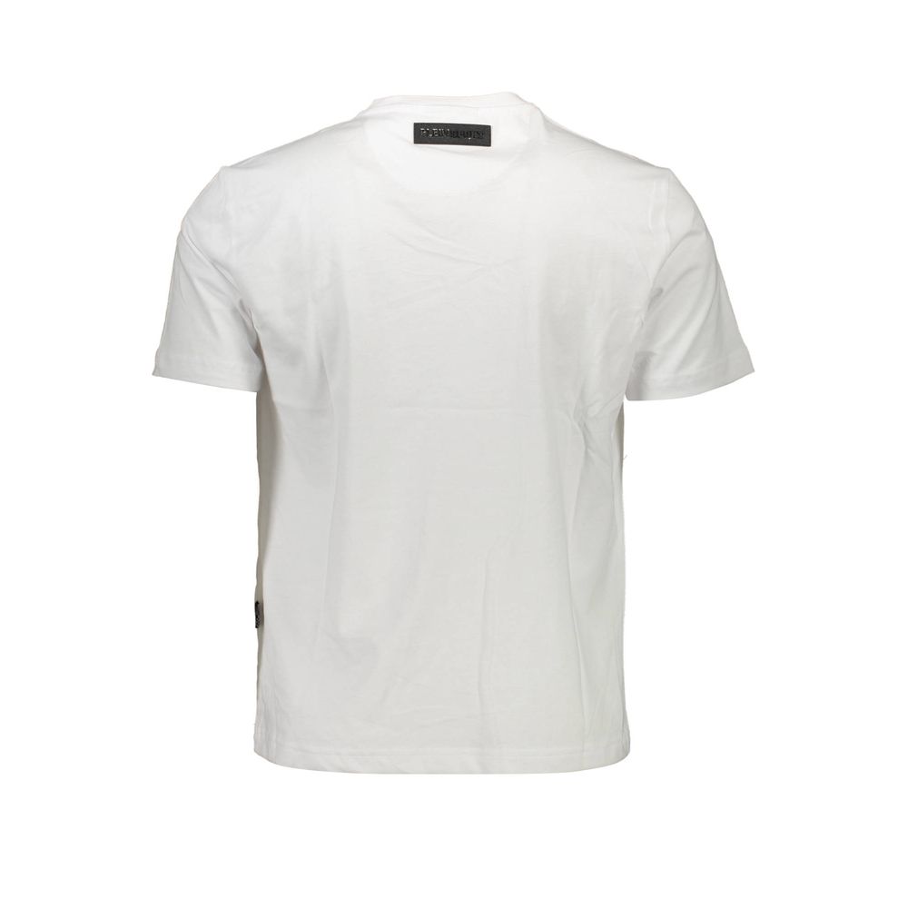 Plein Sport White Cotton Men T-Shirt Plein Sport