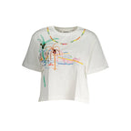 Desigual White Cotton Women T-Shirt Desigual