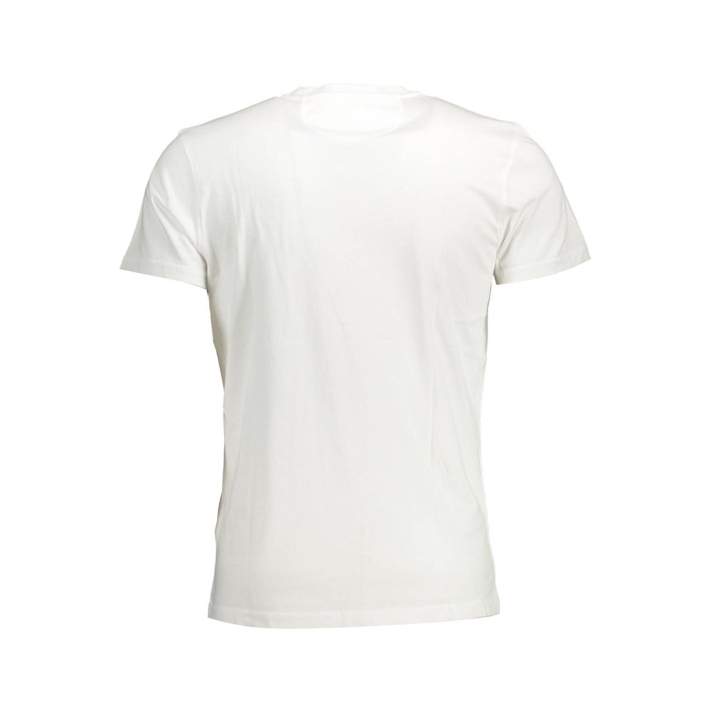 La Martina White Cotton T-Shirt La Martina