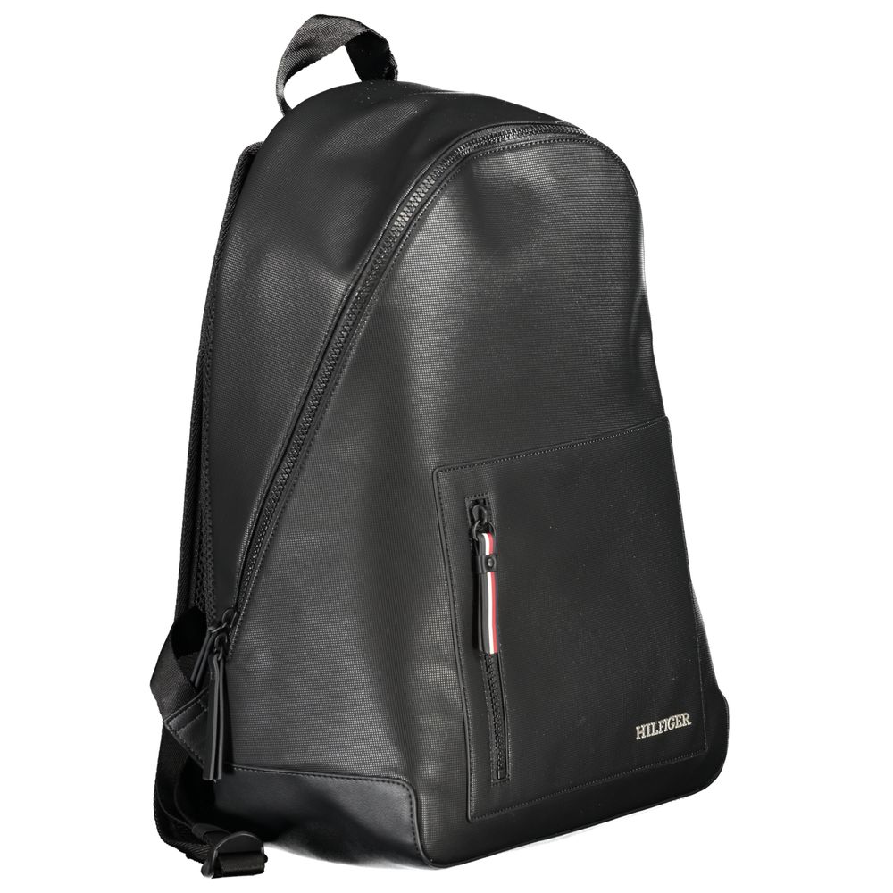 Tommy Hilfiger Black Polyester Backpack Tommy Hilfiger